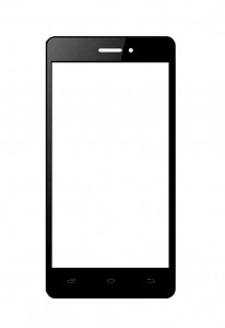 Replacement Front Glass For Spice Xlife 450q Black By - Maxbhi.com