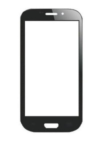 Replacement Front Glass For Celkon A220 White By - Maxbhi.com