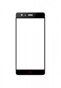 Replacement Front Glass For Nubia Z17 Red By - Maxbhi.com