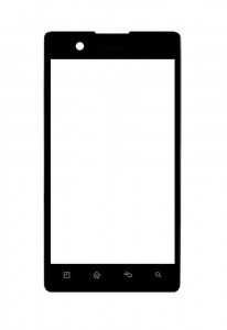 Replacement Front Glass For Lg Prada 3.0 Black By - Maxbhi.com