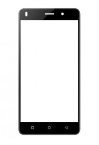 Replacement Front Glass For Reach Allure Ultra Black By - Maxbhi.com