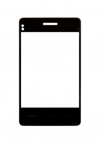 Replacement Front Glass For Lg Cookie Smart T375 Black By - Maxbhi.com