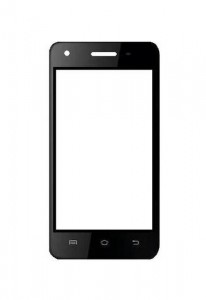 Replacement Front Glass For Mitashi Ap103 Black By - Maxbhi.com