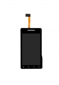 Lcd With Touch Screen For Motorola Milestone Xt720 Black By - Maxbhi.com