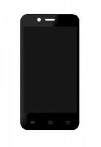 Lcd With Touch Screen For Lyf Flame 4 Black By - Maxbhi.com