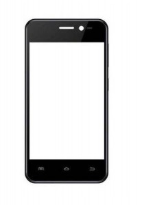 Touch Screen Digitizer For Intex Aqua E4 Black By - Maxbhi.com