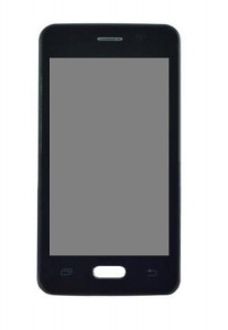 Lcd With Touch Screen For Microkey E12 Black By - Maxbhi.com
