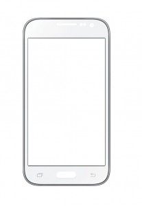 Replacement Front Glass For Samsung Core Prime Smg360bt Blue By - Maxbhi.com