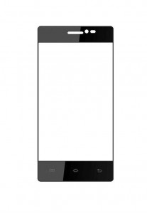 Replacement Front Glass For Intex Aqua N17 Black By - Maxbhi.com