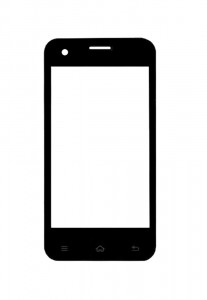 Replacement Front Glass For Celkon A87 White By - Maxbhi.com