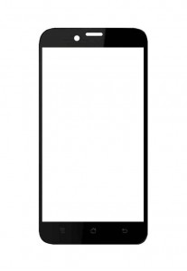 Replacement Front Glass For Verico Uni Shape 5v3 White By - Maxbhi.com