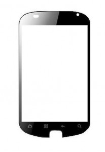 Replacement Front Glass For Celkon A67 Smartron White By - Maxbhi.com