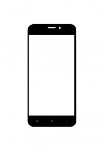 Replacement Front Glass For Vox Mobile Kick K7 White By - Maxbhi.com