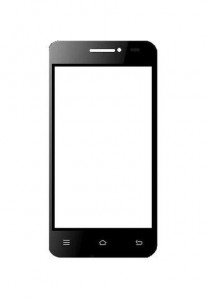 Replacement Front Glass For Mtech Ace 4 Black By - Maxbhi.com