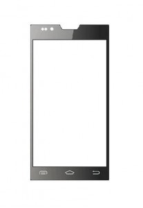Replacement Front Glass For Adcom Thunder A440 Plus Black By - Maxbhi.com