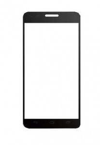 Replacement Front Glass For Alcatel One Touch Idol X Black By - Maxbhi.com