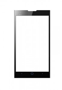 Replacement Front Glass For Zte Blade Q1 Blue By - Maxbhi.com