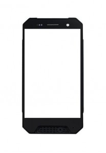 Replacement Front Glass For Nomu S30 Mini Black By - Maxbhi.com