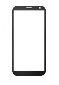 Replacement Front Glass For Blu J4 White By - Maxbhi Com