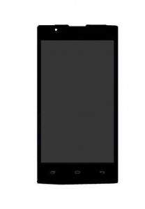 Lcd With Touch Screen For Intex Aqua 3g Strong Black By - Maxbhi.com