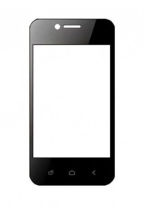 Replacement Front Glass For Celkon Campus One A354c Black By - Maxbhi.com