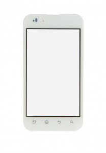 Replacement Front Glass For Lg Optimus P970 Schwarz White By - Maxbhi.com