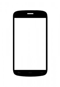 Replacement Front Glass For Lava Iris 401e White By - Maxbhi.com