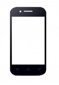 Replacement Front Glass For Ktouch A11 Plus Black By - Maxbhi.com