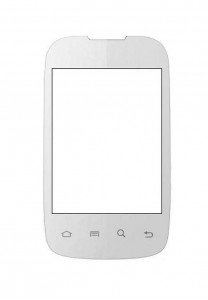 Replacement Front Glass For Karbonn K60 White By - Maxbhi.com