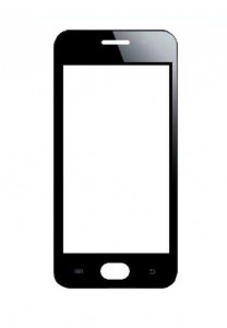 Replacement Front Glass For Iball Andi 4a Radium Black By - Maxbhi.com