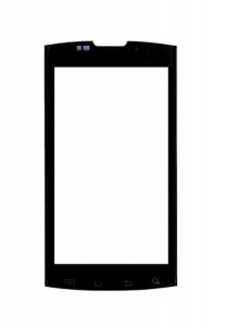 Replacement Front Glass For Samsung I897 Captivate Black Grey By - Maxbhi.com