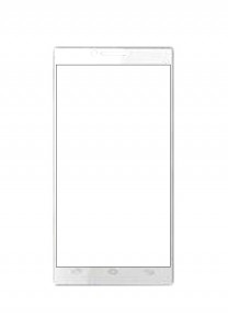 Replacement Front Glass For Intex Cloud Q5 Black By - Maxbhi.com