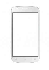Replacement Front Glass For Spice Communicator N500 Black By - Maxbhi.com