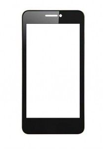 Replacement Front Glass For Mysaga C2 Black By - Maxbhi.com