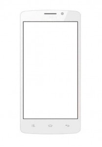 Replacement Front Glass For Celkon Q5k Power White By - Maxbhi.com