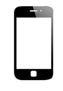 Replacement Front Glass For Celkon I4 Black By - Maxbhi.com