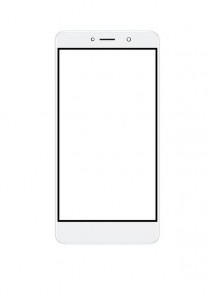 Replacement Front Glass For Huawei Y7 Silver By - Maxbhi.com