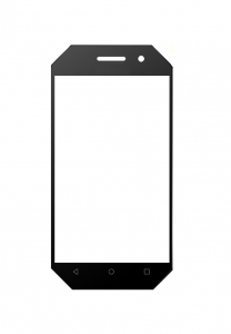 Replacement Front Glass For Blu Tank Xtreme 4.0 Black By - Maxbhi.com