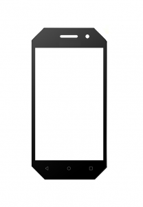 Touch Screen Digitizer For Blu Tank Xtreme 4.0 Black By - Maxbhi.com