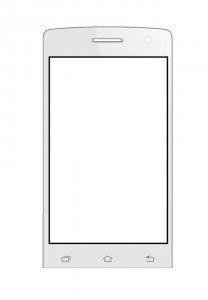 Replacement Front Glass For Hitech S430 Amaze White By - Maxbhi.com