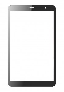 Replacement Front Glass For Acer One 8 T482l Black By - Maxbhi Com