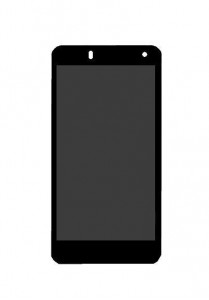 Lcd With Touch Screen For Micromax Bolt Q336 Black By - Maxbhi.com