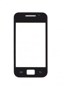 Replacement Front Glass For Samsung Galaxy Ace S5830 Black By - Maxbhi.com