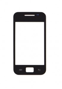 Replacement Front Glass For Samsung Galaxy Ace S5830i Black By - Maxbhi.com