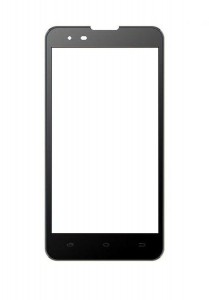 Replacement Front Glass For Intex Aqua Hd 5.0 Black By - Maxbhi.com