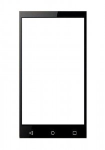 Replacement Front Glass For Hitech Air A3 Black By - Maxbhi.com