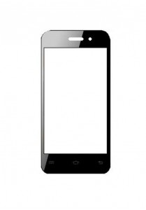 Replacement Front Glass For Cloudfone Geo 402q Black By - Maxbhi.com