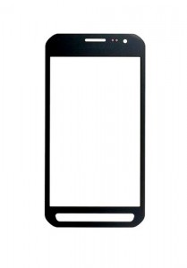 Replacement Front Glass For Samsung Galaxy Xcover 3 Black By - Maxbhi.com