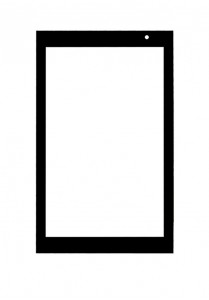 Replacement Front Glass For Acer Iconia Tab A500 Black By - Maxbhi.com