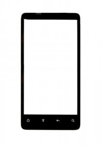 Replacement Front Glass For Htc Hero S Black By - Maxbhi.com
